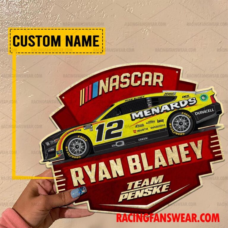 Nascar store - Loyal fans of Ryan Blaney's Cut Metal Signs:vintage nascar racing suit,uniform,apparel,shirts,merch,hoodie,jackets,shorts,sweatshirt,outfits,clothes