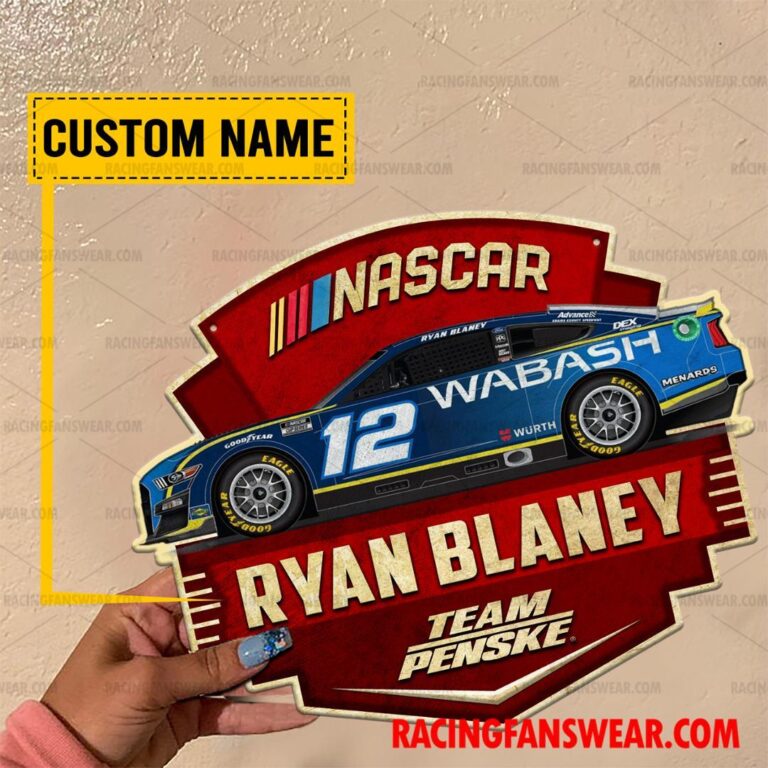 Nascar store - Loyal fans of Ryan Blaney's Cut Metal Signs:vintage nascar racing suit,uniform,apparel,shirts,merch,hoodie,jackets,shorts,sweatshirt,outfits,clothes