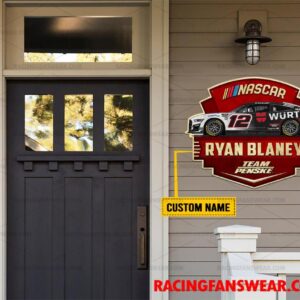 Nascar store - Loyal fans of Ryan Blaney's Cut Metal Signs:vintage nascar racing suit,uniform,apparel,shirts,merch,hoodie,jackets,shorts,sweatshirt,outfits,clothes