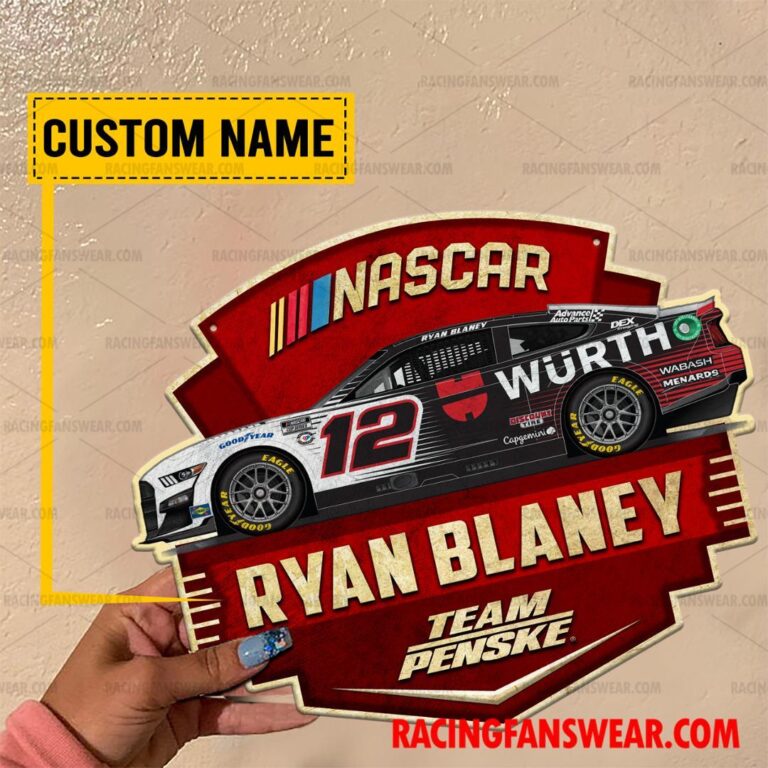 Nascar store - Loyal fans of Ryan Blaney's Cut Metal Signs:vintage nascar racing suit,uniform,apparel,shirts,merch,hoodie,jackets,shorts,sweatshirt,outfits,clothes