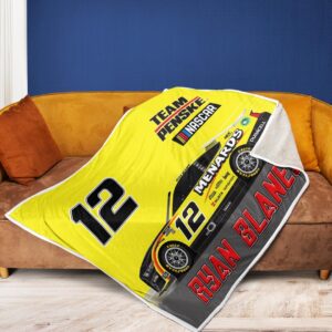 Ryan Blaney Nascar Team Penske Racing Carpet Living Room Area Rugs Doormats Blanket Flag Home 6 Nascar store - Loyal fans of Ryan Blaney's Rug,Doormat,Blanket Microfiber Fleece,Blanket Premium Sherpa,House Flag:vintage nascar racing suit,uniform,apparel,shirts,merch,hoodie,jackets,shorts,sweatshirt,outfits,clothes