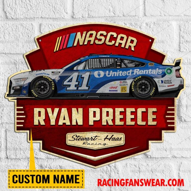 Nascar store - Loyal fans of Ryan Preece's Cut Metal Signs:vintage nascar racing suit,uniform,apparel,shirts,merch,hoodie,jackets,shorts,sweatshirt,outfits,clothes