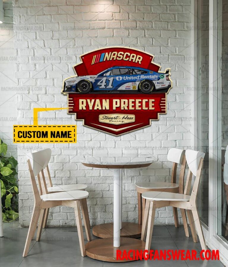 Nascar store - Loyal fans of Ryan Preece's Cut Metal Signs:vintage nascar racing suit,uniform,apparel,shirts,merch,hoodie,jackets,shorts,sweatshirt,outfits,clothes