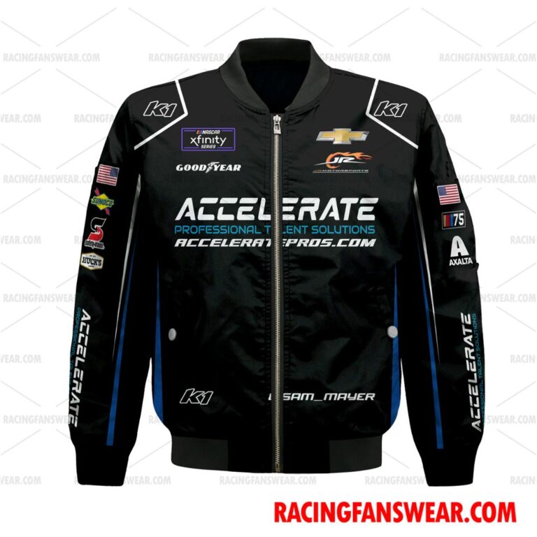 Nascar store - Loyal fans of Sam Mayer's Bomber Jacket,Unisex Thick Coat,Unisex Sleeveless Hoodie,Unisex Hooded T-Shirt,Kid Sleeveless Hoodie,Kid Hooded T-Shirts,Kid Thick Coat:vintage nascar racing suit,uniform,apparel,shirts,merch,hoodie,jackets,shorts,sweatshirt,outfits,clothes