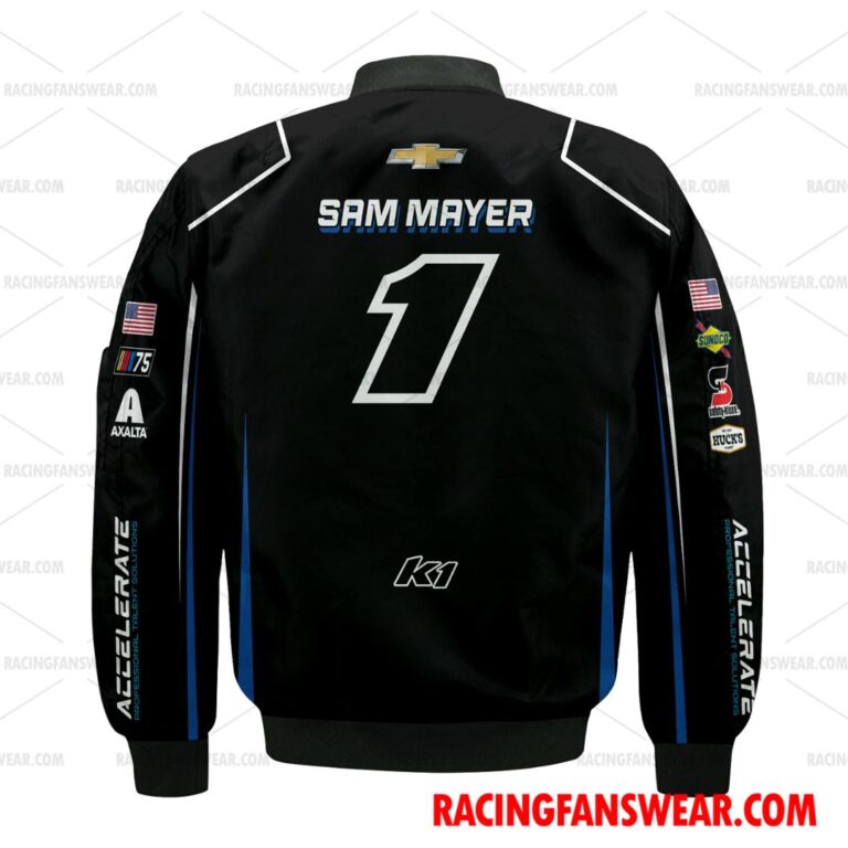 Nascar store - Loyal fans of Sam Mayer's Bomber Jacket,Unisex Thick Coat,Unisex Sleeveless Hoodie,Unisex Hooded T-Shirt,Kid Sleeveless Hoodie,Kid Hooded T-Shirts,Kid Thick Coat:vintage nascar racing suit,uniform,apparel,shirts,merch,hoodie,jackets,shorts,sweatshirt,outfits,clothes