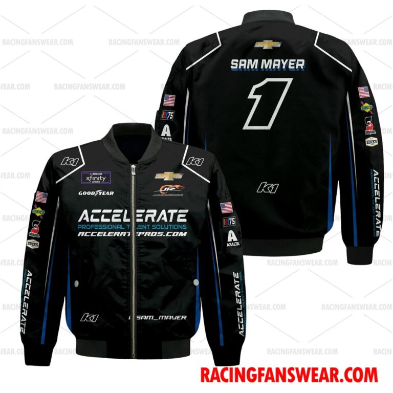 Nascar store - Loyal fans of Sam Mayer's Bomber Jacket,Unisex Thick Coat,Unisex Sleeveless Hoodie,Unisex Hooded T-Shirt,Kid Sleeveless Hoodie,Kid Hooded T-Shirts,Kid Thick Coat:vintage nascar racing suit,uniform,apparel,shirts,merch,hoodie,jackets,shorts,sweatshirt,outfits,clothes