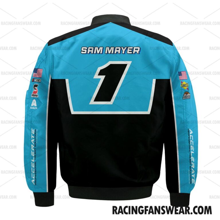 Nascar store - Loyal fans of Sam Mayer's Bomber Jacket,Unisex Thick Coat,Unisex Sleeveless Hoodie,Unisex Hooded T-Shirt,Kid Sleeveless Hoodie,Kid Hooded T-Shirts,Kid Thick Coat:vintage nascar racing suit,uniform,apparel,shirts,merch,hoodie,jackets,shorts,sweatshirt,outfits,clothes