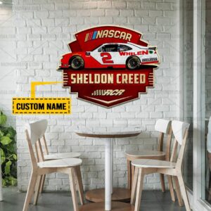 Nascar store - Loyal fans of Sheldon Creed's Cut Metal Signs:vintage nascar racing suit,uniform,apparel,shirts,merch,hoodie,jackets,shorts,sweatshirt,outfits,clothes