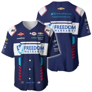 Nascar store - Loyal fans of Spencer Boyd's Unisex Baseball Jerseys,Kid Baseball Jerseys,Youth Baseball Jerseys:vintage nascar racing suit,uniform,apparel,shirts,merch,hoodie,jackets,shorts,sweatshirt,outfits,clothes