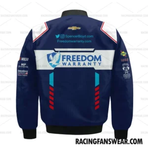 Spencer Boyd Nascar 2023 Racing Uniform Clothes Adult Kid Bomber Jacket Thick Coat 1 Nascar store - Loyal fans of Spencer Boyd's Bomber Jacket,Unisex Thick Coat,Kid Thick Coat:vintage nascar racing suit,uniform,apparel,shirts,merch,hoodie,jackets,shorts,sweatshirt,outfits,clothes