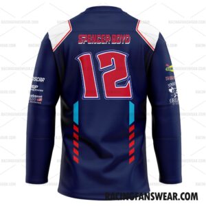 Spencer Boyd Nascar Racing 2023 Uniform Apparel Clothes Baseball Jersey Hockey Jersey 4 Nascar store - Loyal fans of Spencer Boyd's Unisex Baseball Jerseys,Kid Baseball Jerseys,Youth Baseball Jerseys,Men's Hockey Jerseys,WoMen's Hockey Jerseys,Youth's Hockey Jerseys:vintage nascar racing suit,uniform,apparel,shirts,merch,hoodie,jackets,shorts,sweatshirt,outfits,clothes