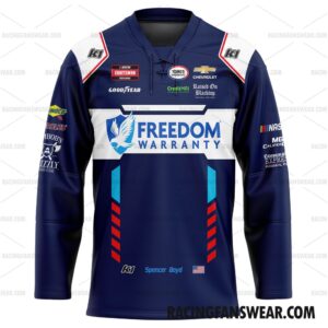 Spencer Boyd Nascar Racing 2023 Uniform Apparel Clothes Baseball Jersey Hockey Jersey 3 Nascar store - Loyal fans of Spencer Boyd's Unisex Baseball Jerseys,Kid Baseball Jerseys,Youth Baseball Jerseys,Men's Hockey Jerseys,WoMen's Hockey Jerseys,Youth's Hockey Jerseys:vintage nascar racing suit,uniform,apparel,shirts,merch,hoodie,jackets,shorts,sweatshirt,outfits,clothes