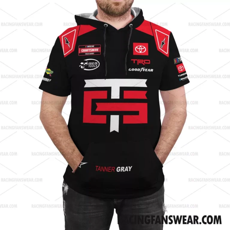 Nascar store - Loyal fans of Tanner Gray's Unisex Sleeveless Hoodie,Unisex Hooded T-Shirt,Kid Sleeveless Hoodie,Kid Hooded T-Shirts:vintage nascar racing suit,uniform,apparel,shirts,merch,hoodie,jackets,shorts,sweatshirt,outfits,clothes