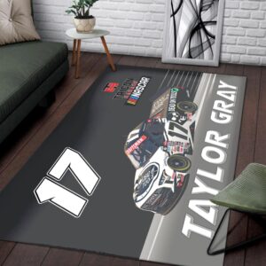 Taylor Gray Nascar Racing 2023 Carpet Living Room Area Rugs Doormats Blanket Flag Home 1 Nascar store - Loyal fans of Taylor Gray's Rug,Doormat,Blanket Microfiber Fleece,Blanket Premium Sherpa,House Flag:vintage nascar racing suit,uniform,apparel,shirts,merch,hoodie,jackets,shorts,sweatshirt,outfits,clothes