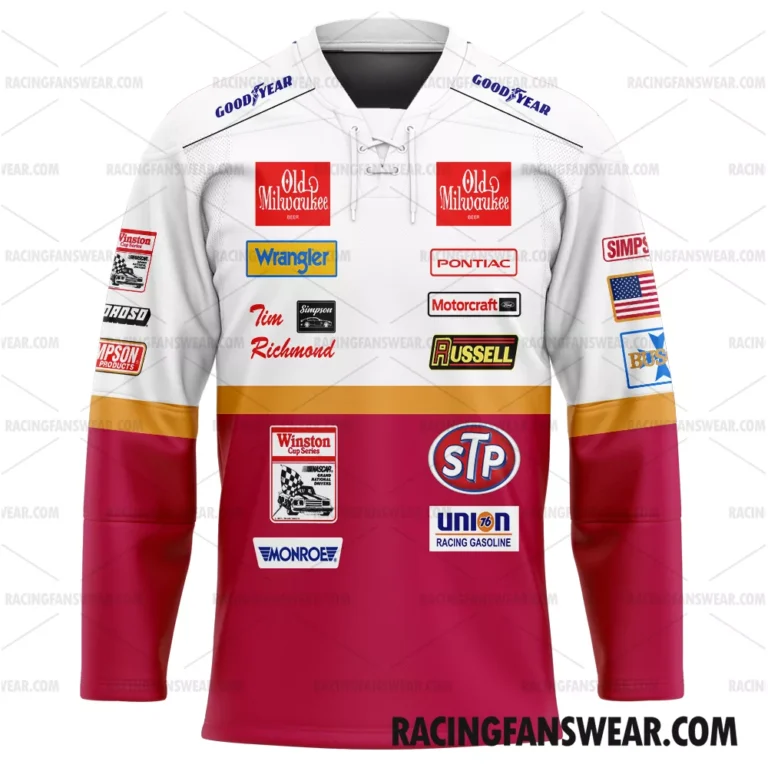 Nascar store - Loyal fans of Tim Richmond's Men's Hockey Jerseys,WoMen's Hockey Jerseys,Youth's Hockey Jerseys:vintage nascar racing suit,uniform,apparel,shirts,merch,hoodie,jackets,shorts,sweatshirt,outfits,clothes