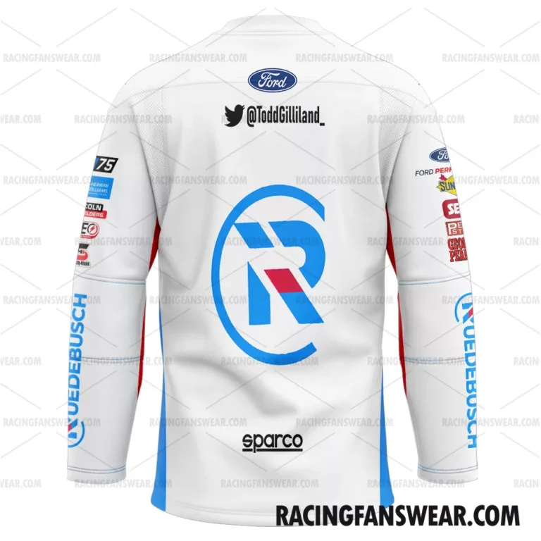 Nascar store - Loyal fans of Todd Gilliland's Men's Hockey Jerseys,WoMen's Hockey Jerseys,Youth's Hockey Jerseys:vintage nascar racing suit,uniform,apparel,shirts,merch,hoodie,jackets,shorts,sweatshirt,outfits,clothes