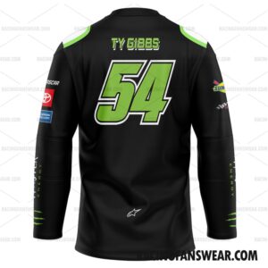Ty Gibbs Nascar Racing 2023 Uniform Apparel Clothes Baseball Jersey Hockey Jersey 4 Nascar store - Loyal fans of Ty Gibbs's Unisex Baseball Jerseys,Kid Baseball Jerseys,Youth Baseball Jerseys,Men's Hockey Jerseys,WoMen's Hockey Jerseys,Youth's Hockey Jerseys:vintage nascar racing suit,uniform,apparel,shirts,merch,hoodie,jackets,shorts,sweatshirt,outfits,clothes