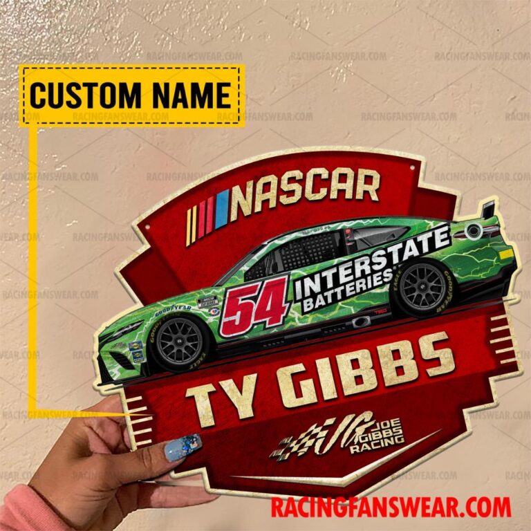 Nascar store - Loyal fans of Ty Gibbs's Cut Metal Signs:vintage nascar racing suit,uniform,apparel,shirts,merch,hoodie,jackets,shorts,sweatshirt,outfits,clothes