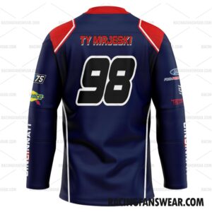 Ty Majeski Nascar Racing 2023 Uniform Apparel Clothes Baseball Jersey Hockey Jersey 4 Nascar store - Loyal fans of Ty Majeski's Unisex Baseball Jerseys,Kid Baseball Jerseys,Youth Baseball Jerseys,Men's Hockey Jerseys,WoMen's Hockey Jerseys,Youth's Hockey Jerseys:vintage nascar racing suit,uniform,apparel,shirts,merch,hoodie,jackets,shorts,sweatshirt,outfits,clothes