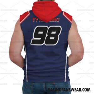 Ty Majeski Nascar Racing 2023 Uniform Apparel Clothes Bomber Thick Coat Sleeveless Hoodie Hooded T-Shirt 5 Nascar store - Loyal fans of Ty Majeski's Bomber Jacket,Unisex Thick Coat,Unisex Sleeveless Hoodie,Unisex Hooded T-Shirt,Kid Sleeveless Hoodie,Kid Hooded T-Shirts,Kid Thick Coat:vintage nascar racing suit,uniform,apparel,shirts,merch,hoodie,jackets,shorts,sweatshirt,outfits,clothes
