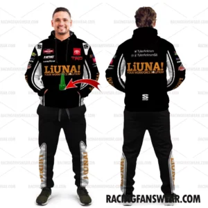 Nascar store - Loyal fans of Tyler Ankrum's Combo Unisex Pop Top Hoodie + Unisex Long Pants,Unisex Pop Top Hoodie,Unisex Long Pants:vintage nascar racing suit,uniform,apparel,shirts,merch,hoodie,jackets,shorts,sweatshirt,outfits,clothes