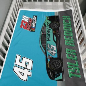 Tyler Reddick Nascar 23XI Racing Carpet Living Room Area Rugs Doormats Blanket Flag Home 10 Nascar store - Loyal fans of Tyler Reddick's Rug,Doormat,Blanket Microfiber Fleece,Blanket Premium Sherpa,House Flag:vintage nascar racing suit,uniform,apparel,shirts,merch,hoodie,jackets,shorts,sweatshirt,outfits,clothes