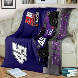 Tyler Reddick Nascar 23XI Racing Carpet Living Room Area Rugs Doormats Blanket Flag Home 7 Nascar store - Loyal fans of Tyler Reddick's Rug,Doormat,Blanket Microfiber Fleece,Blanket Premium Sherpa,House Flag:vintage nascar racing suit,uniform,apparel,shirts,merch,hoodie,jackets,shorts,sweatshirt,outfits,clothes