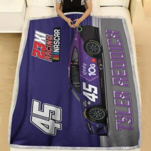 Tyler Reddick Nascar 23XI Racing Carpet Living Room Area Rugs Doormats Blanket Flag Home 8 Nascar store - Loyal fans of Tyler Reddick's Rug,Doormat,Blanket Microfiber Fleece,Blanket Premium Sherpa,House Flag:vintage nascar racing suit,uniform,apparel,shirts,merch,hoodie,jackets,shorts,sweatshirt,outfits,clothes