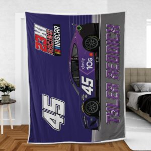 Tyler Reddick Nascar 23XI Racing Carpet Living Room Area Rugs Doormats Blanket Flag Home 9 Nascar store - Loyal fans of Tyler Reddick's Rug,Doormat,Blanket Microfiber Fleece,Blanket Premium Sherpa,House Flag:vintage nascar racing suit,uniform,apparel,shirts,merch,hoodie,jackets,shorts,sweatshirt,outfits,clothes