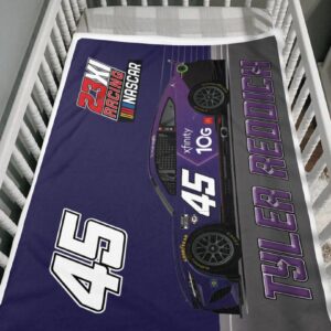 Tyler Reddick Nascar 23XI Racing Carpet Living Room Area Rugs Doormats Blanket Flag Home 10 Nascar store - Loyal fans of Tyler Reddick's Rug,Doormat,Blanket Microfiber Fleece,Blanket Premium Sherpa,House Flag:vintage nascar racing suit,uniform,apparel,shirts,merch,hoodie,jackets,shorts,sweatshirt,outfits,clothes
