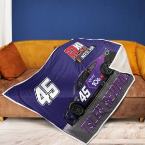 Tyler Reddick Nascar 23XI Racing Carpet Living Room Area Rugs Doormats Blanket Flag Home 6 Nascar store - Loyal fans of Tyler Reddick's Rug,Doormat,Blanket Microfiber Fleece,Blanket Premium Sherpa,House Flag:vintage nascar racing suit,uniform,apparel,shirts,merch,hoodie,jackets,shorts,sweatshirt,outfits,clothes