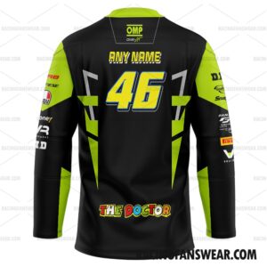 Valentino Rossi Nascar Racing Customize Name and Number Clothes Baseball Jersey Hockey Jersey 4 Nascar store - Loyal fans of Valentino Rossi's Unisex Baseball Jerseys,Kid Baseball Jerseys,Youth Baseball Jerseys,Men's Hockey Jerseys,WoMen's Hockey Jerseys,Youth's Hockey Jerseys:vintage nascar racing suit,uniform,apparel,shirts,merch,hoodie,jackets,shorts,sweatshirt,outfits,clothes