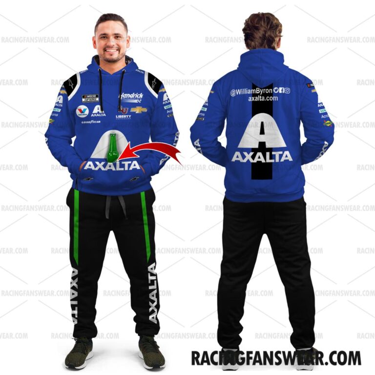 Nascar store - Loyal fans of William Byron's Combo Unisex Pop Top Hoodie + Unisex Long Pants,Unisex Pop Top Hoodie,Unisex Long Pants:vintage nascar racing suit,uniform,apparel,shirts,merch,hoodie,jackets,shorts,sweatshirt,outfits,clothes