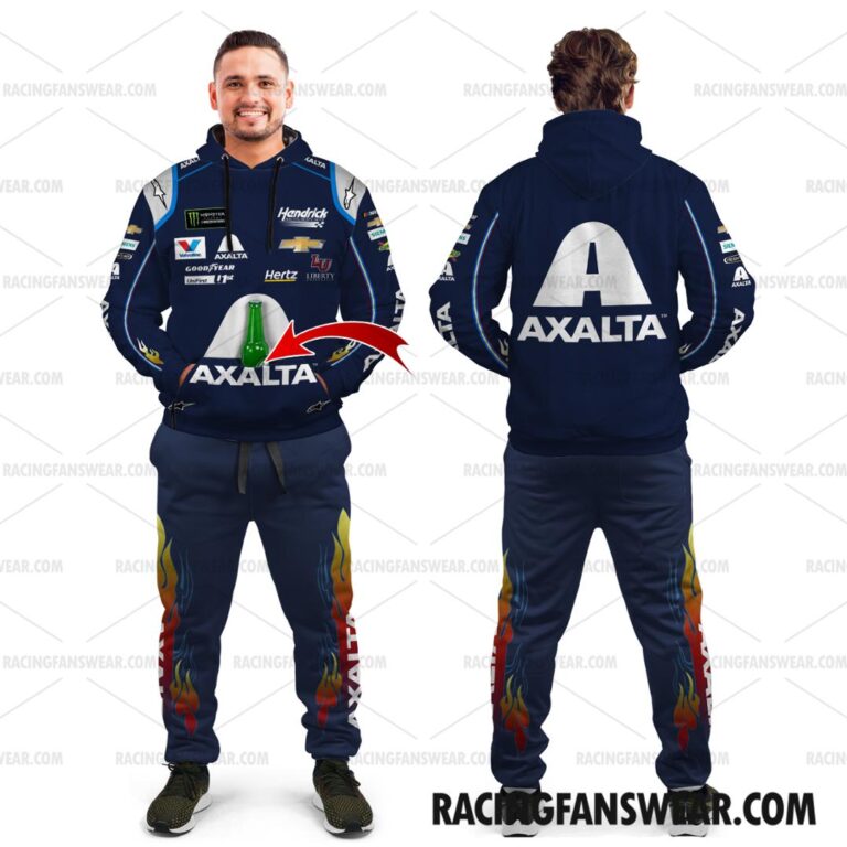 Nascar store - Loyal fans of William Byron's Combo Unisex Pop Top Hoodie + Unisex Long Pants,Unisex Pop Top Hoodie,Unisex Long Pants:vintage nascar racing suit,uniform,apparel,shirts,merch,hoodie,jackets,shorts,sweatshirt,outfits,clothes