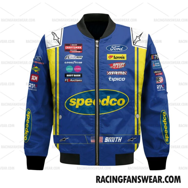 Nascar store - Loyal fans of Zane Smith's Bomber Jacket,Unisex Thick Coat,Unisex Sleeveless Hoodie,Unisex Hooded T-Shirt,Kid Sleeveless Hoodie,Kid Hooded T-Shirts,Kid Thick Coat:vintage nascar racing suit,uniform,apparel,shirts,merch,hoodie,jackets,shorts,sweatshirt,outfits,clothes