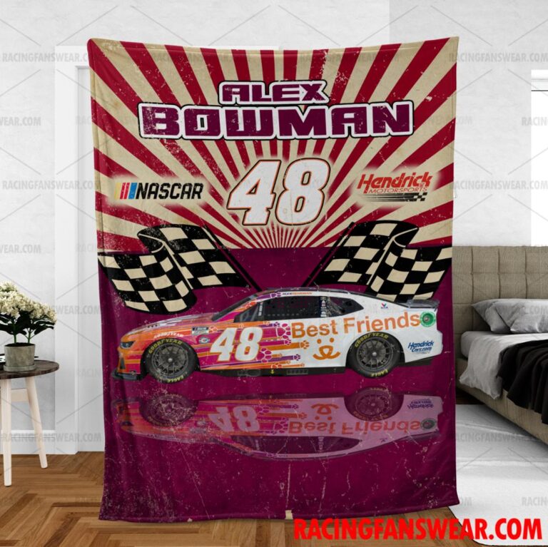 Nascar store - Loyal fans of Alex Bowman's Bedding Duvet Cover + 1/2 Pillow Cases,Blanket Microfiber Fleece,Blanket Premium Sherpa:vintage nascar racing suit,uniform,apparel,shirts,merch,hoodie,jackets,shorts,sweatshirt,outfits,clothes