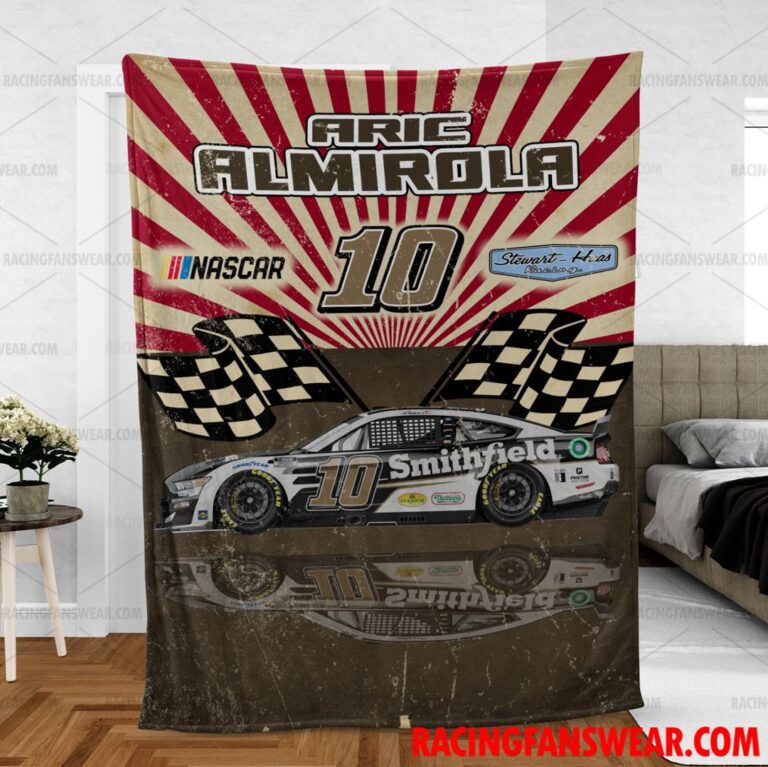 Nascar store - Loyal fans of Aric Almirola's Bedding Duvet Cover + 1/2 Pillow Cases,Blanket Microfiber Fleece,Blanket Premium Sherpa:vintage nascar racing suit,uniform,apparel,shirts,merch,hoodie,jackets,shorts,sweatshirt,outfits,clothes