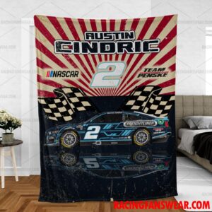 Austin Cindric Nascar Racing Home Blanket | Bedding Duvet Cover + 1|2 Pillow Cases 6 Nascar store - Loyal fans of Austin Cindric's Bedding Duvet Cover + 1/2 Pillow Cases,Blanket Microfiber Fleece,Blanket Premium Sherpa:vintage nascar racing suit,uniform,apparel,shirts,merch,hoodie,jackets,shorts,sweatshirt,outfits,clothes