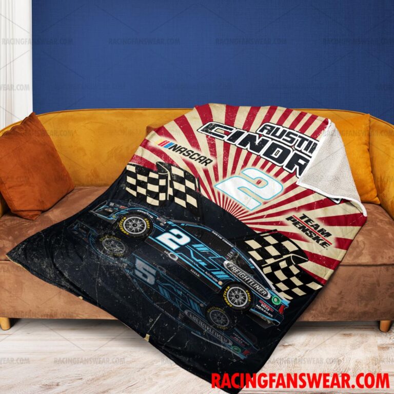 Nascar store - Loyal fans of Austin Cindric's Bedding Duvet Cover + 1/2 Pillow Cases,Blanket Microfiber Fleece,Blanket Premium Sherpa:vintage nascar racing suit,uniform,apparel,shirts,merch,hoodie,jackets,shorts,sweatshirt,outfits,clothes