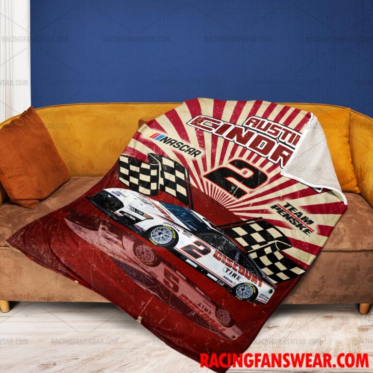 Nascar store - Loyal fans of Austin Cindric's Bedding Duvet Cover + 1/2 Pillow Cases,Blanket Microfiber Fleece,Blanket Premium Sherpa:vintage nascar racing suit,uniform,apparel,shirts,merch,hoodie,jackets,shorts,sweatshirt,outfits,clothes