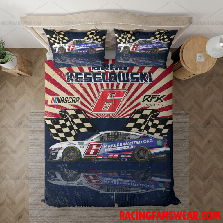 Nascar store - Loyal fans of Brad Keselowski's Bedding Duvet Cover + 1/2 Pillow Cases,Blanket Microfiber Fleece,Blanket Premium Sherpa:vintage nascar racing suit,uniform,apparel,shirts,merch,hoodie,jackets,shorts,sweatshirt,outfits,clothes