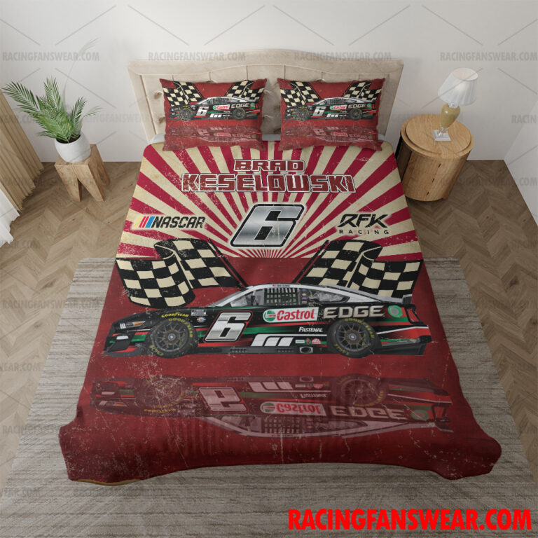 Nascar store - Loyal fans of Brad Keselowski's Bedding Duvet Cover + 1/2 Pillow Cases,Blanket Microfiber Fleece,Blanket Premium Sherpa:vintage nascar racing suit,uniform,apparel,shirts,merch,hoodie,jackets,shorts,sweatshirt,outfits,clothes