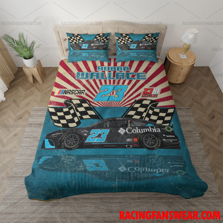 Nascar store - Loyal fans of Bubba Wallace's Bedding Duvet Cover + 1/2 Pillow Cases,Blanket Microfiber Fleece,Blanket Premium Sherpa:vintage nascar racing suit,uniform,apparel,shirts,merch,hoodie,jackets,shorts,sweatshirt,outfits,clothes