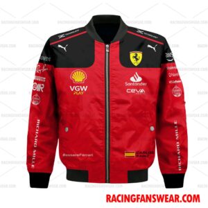 Carlos Sainz Formula One 2023 Racing Uniform Apparel Clothes Bomber Thick Coat Sleeveless Hoodie Hooded T-Shirt 2 Formula One store - Loyal fans of Carlos Sainz's Bomber Jacket,Unisex Thick Coat,Unisex Sleeveless Hoodie,Unisex Hooded T-Shirt,Kid Sleeveless Hoodie,Kid Hooded T-Shirts,Kid Thick Coat:vintage formula one racing suit,uniform,apparel,shirts,merch,hoodie,jackets,shorts,sweatshirt,outfits,clothes