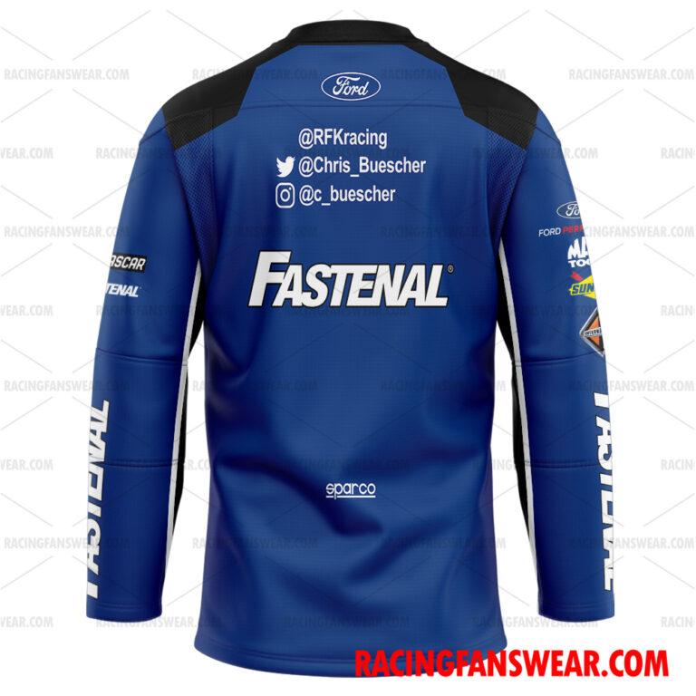 Nascar store - Loyal fans of Chris Buescher's Unisex Baseball Jerseys,Kid Baseball Jerseys,Youth Baseball Jerseys,Men's Hockey Jerseys,WoMen's Hockey Jerseys,Youth's Hockey Jerseys:vintage nascar racing suit,uniform,apparel,shirts,merch,hoodie,jackets,shorts,sweatshirt,outfits,clothes