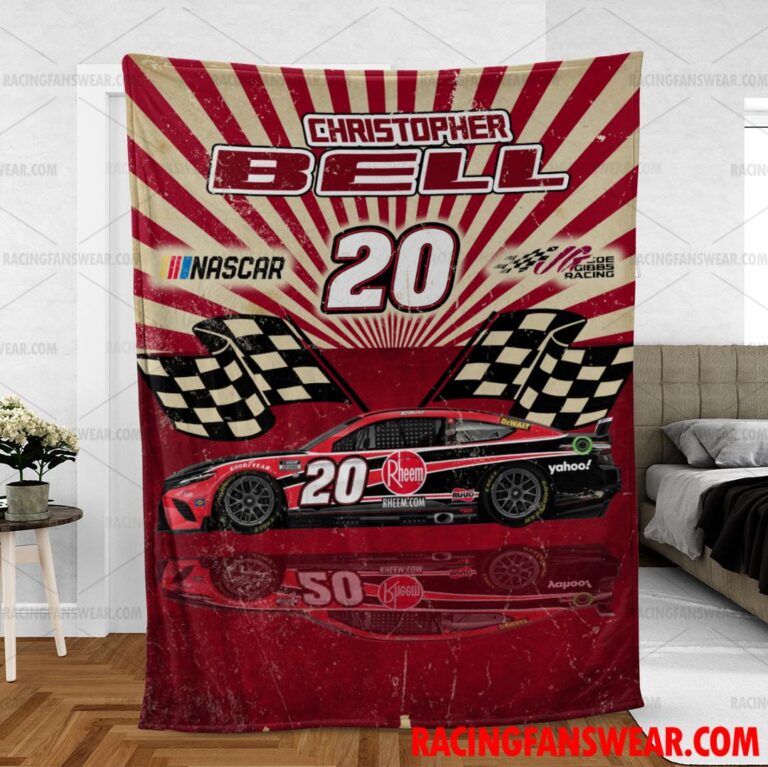 Nascar store - Loyal fans of Christopher Bell's Bedding Duvet Cover + 1/2 Pillow Cases,Blanket Microfiber Fleece,Blanket Premium Sherpa:vintage nascar racing suit,uniform,apparel,shirts,merch,hoodie,jackets,shorts,sweatshirt,outfits,clothes