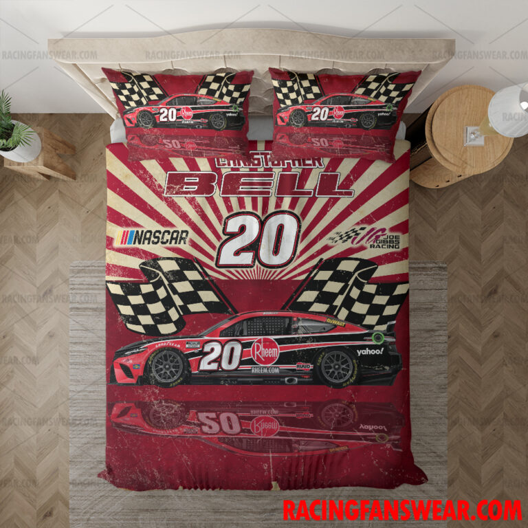 Nascar store - Loyal fans of Christopher Bell's Bedding Duvet Cover + 1/2 Pillow Cases,Blanket Microfiber Fleece,Blanket Premium Sherpa:vintage nascar racing suit,uniform,apparel,shirts,merch,hoodie,jackets,shorts,sweatshirt,outfits,clothes