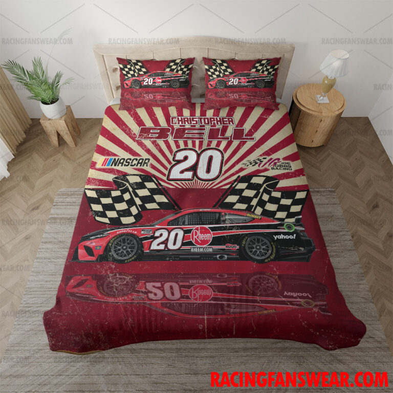 Nascar store - Loyal fans of Christopher Bell's Bedding Duvet Cover + 1/2 Pillow Cases,Blanket Microfiber Fleece,Blanket Premium Sherpa:vintage nascar racing suit,uniform,apparel,shirts,merch,hoodie,jackets,shorts,sweatshirt,outfits,clothes