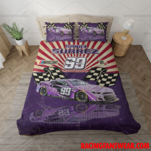 Nascar store - Loyal fans of Daniel Suarez's Bedding Duvet Cover + 1/2 Pillow Cases,Blanket Microfiber Fleece,Blanket Premium Sherpa:vintage nascar racing suit,uniform,apparel,shirts,merch,hoodie,jackets,shorts,sweatshirt,outfits,clothes