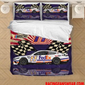 Denny Hamlin Nascar Racing Home Blanket | Bedding Duvet Cover + 1|2 Pillow Cases 2 Nascar store - Loyal fans of Denny Hamlin's Bedding Duvet Cover + 1/2 Pillow Cases,Blanket Microfiber Fleece,Blanket Premium Sherpa:vintage nascar racing suit,uniform,apparel,shirts,merch,hoodie,jackets,shorts,sweatshirt,outfits,clothes